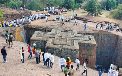 THE TWELVE ROCK-CUT CHURCHES COMPLEX IN LALIBELA