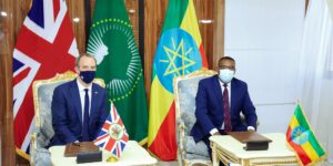 MINISTER FOR FOREIGN AFFAIRS OF ETHIOPIA, MET UK SECRETARY OF STATE DOMINIC RAAB