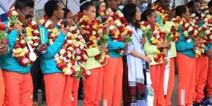 ETHIOPIANS THANK THE ETHIOPIAN ATHLETICS TEAM