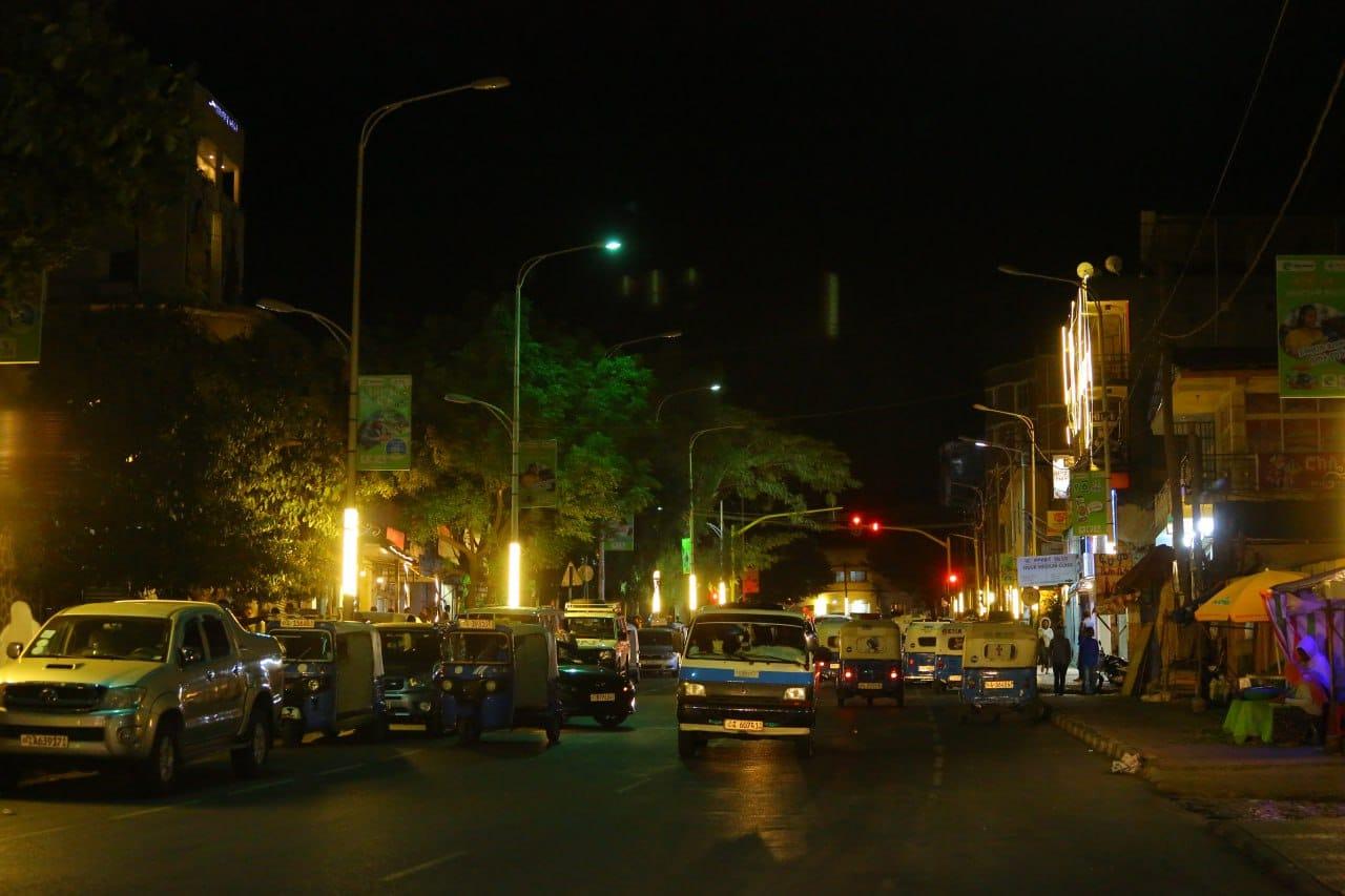 Gondar at night